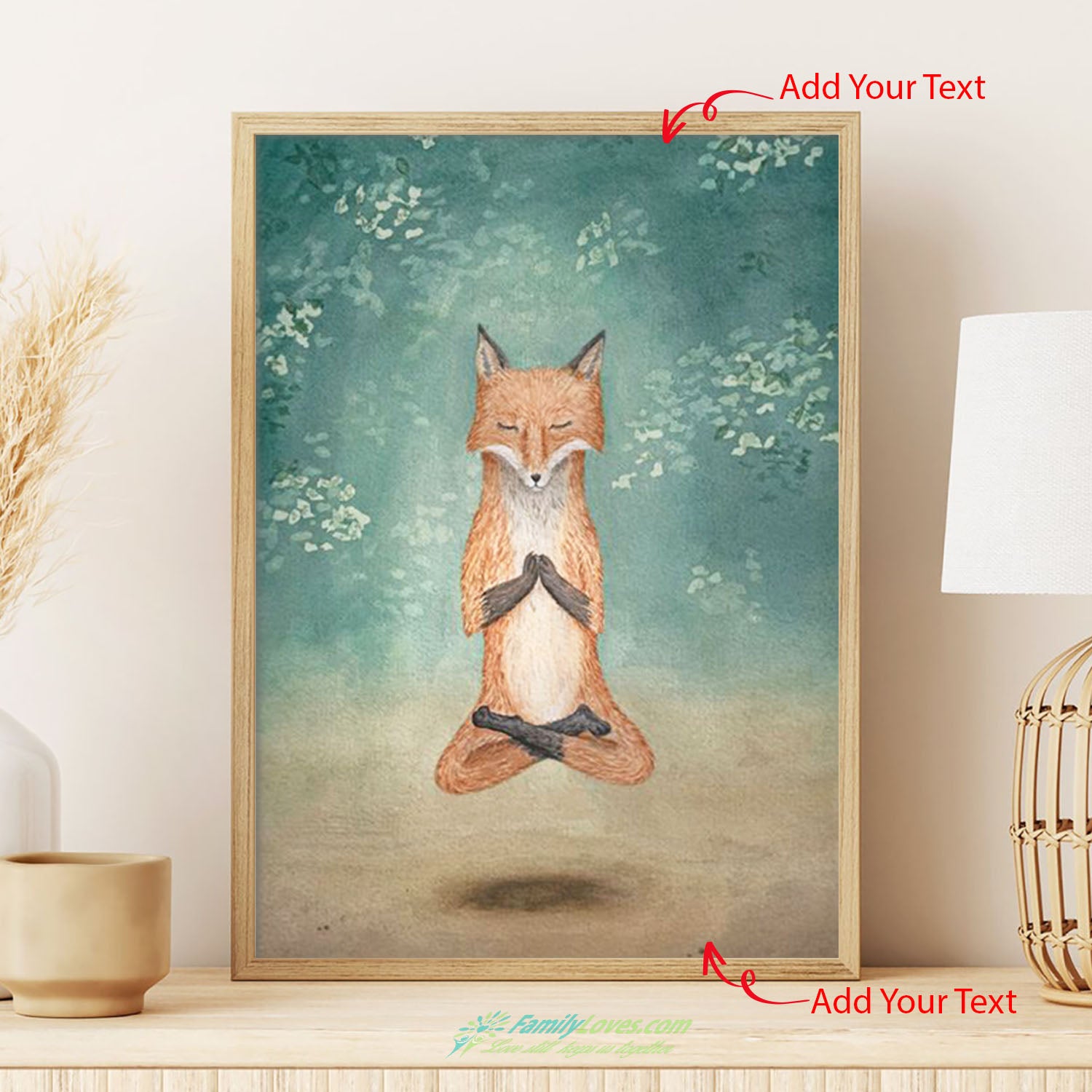 Small Fox Canvas Large 24X36 Poster Frame All Size 1