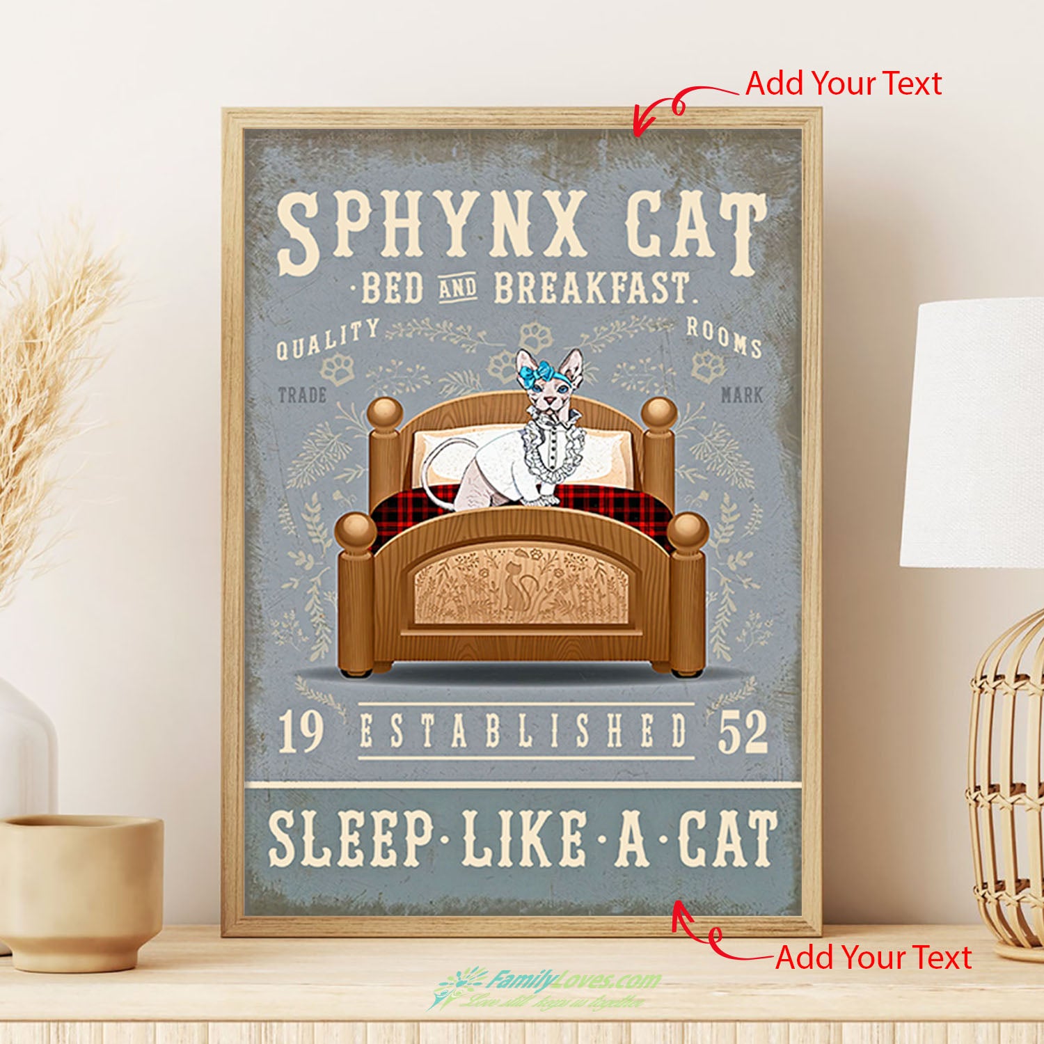 Sphynx Cat Sleep Like A Cat Large Canvas Wall Art Poster Art Prints All Size 1