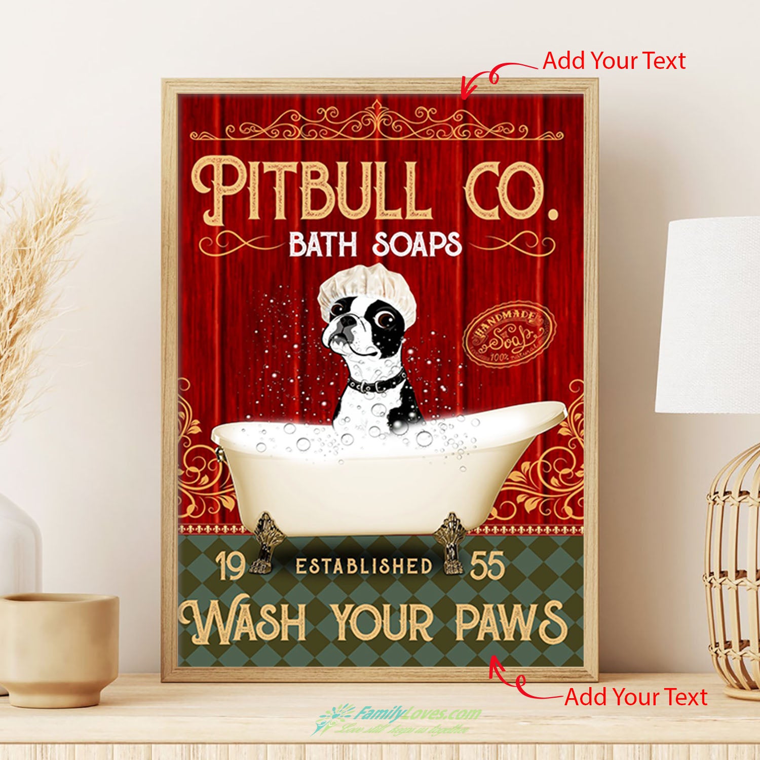 Terrier Bath Soap Company Canvas Wall Art For Living Room Poster 12X18 All Size 1