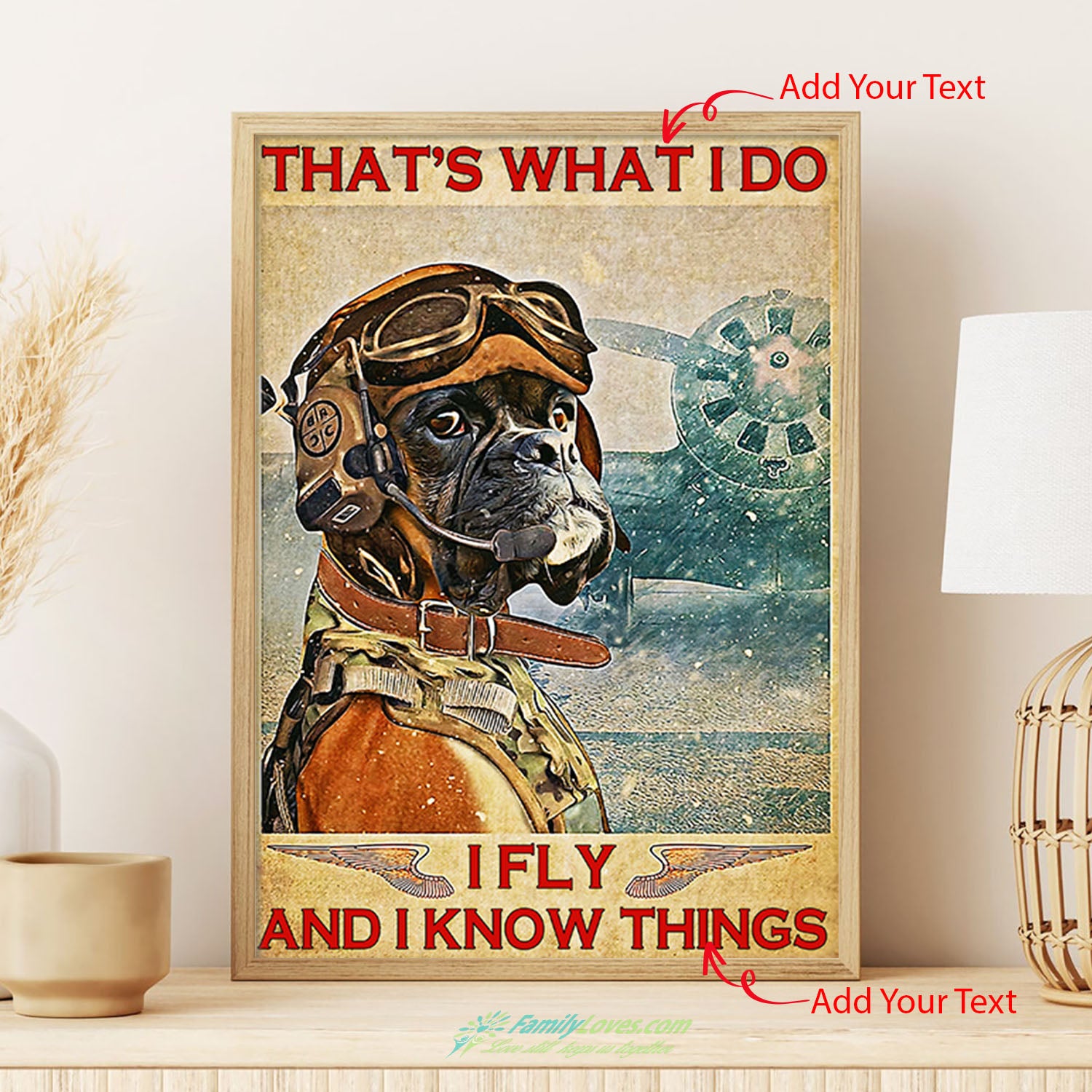 That What I Do I Fly And I Know Things Canvas 48X36 Poster Paint All Size 1