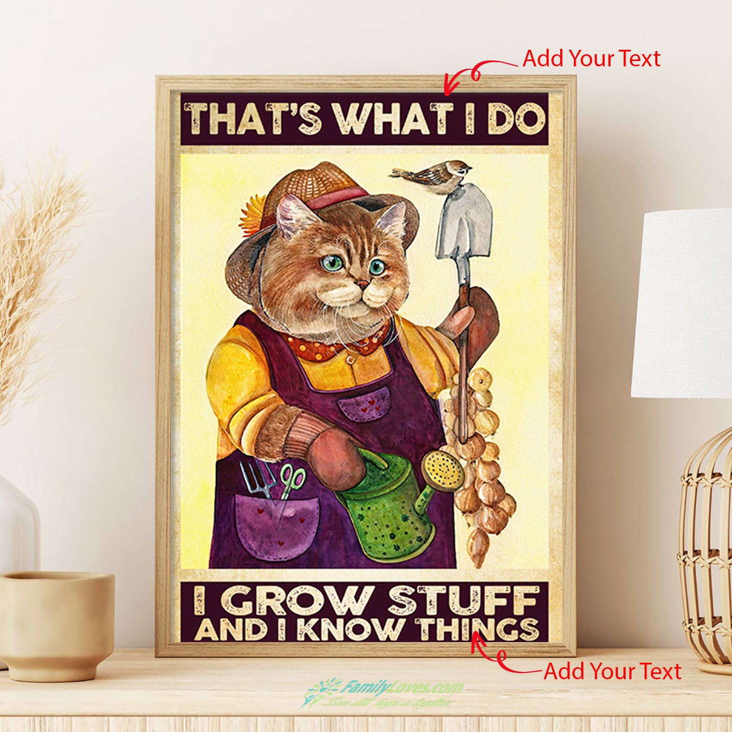 That What I Do I Grow Stuff And I Know Things Canvas Frames 16X20 Poster Wall Art All Size 1
