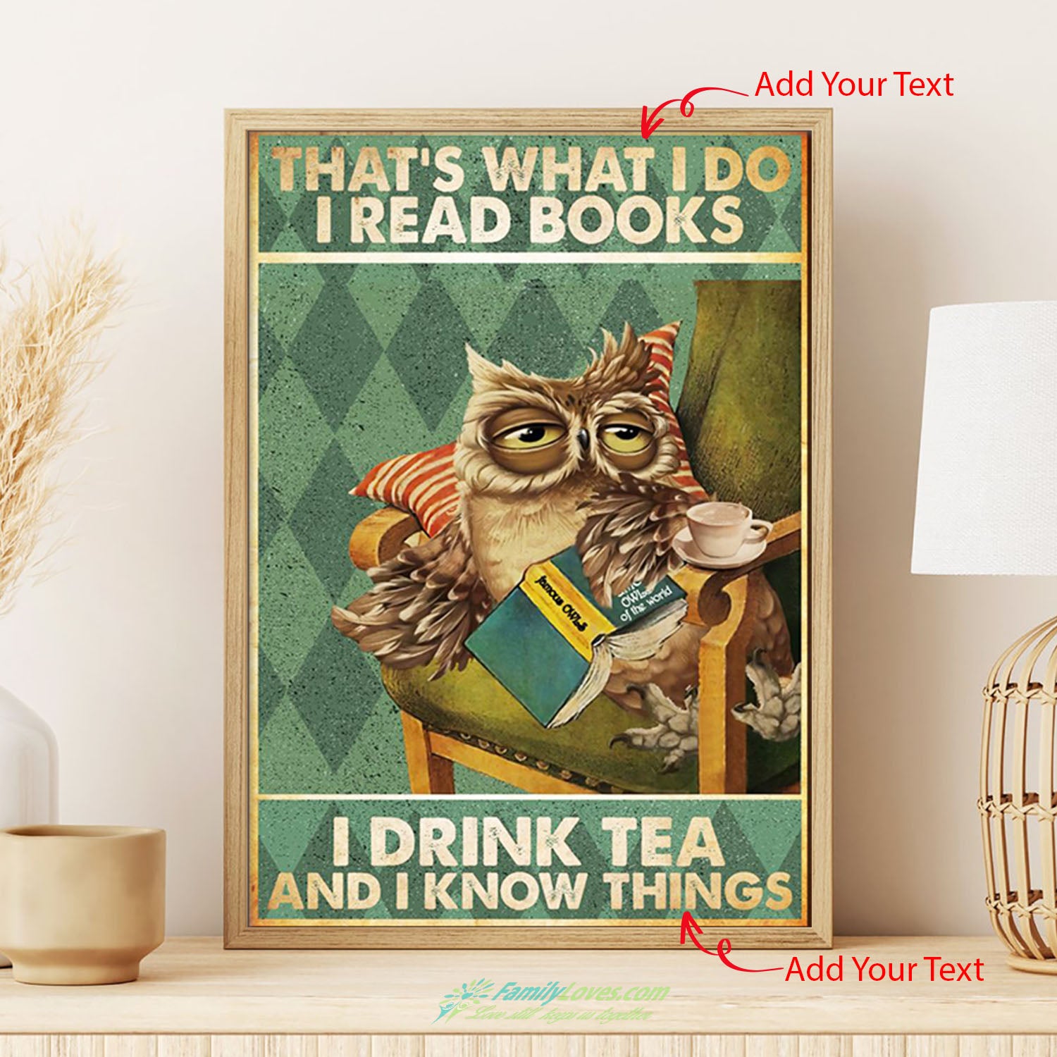 Thats What Ido I Read Books Wall Canvas Art Poster Printer All Size 1