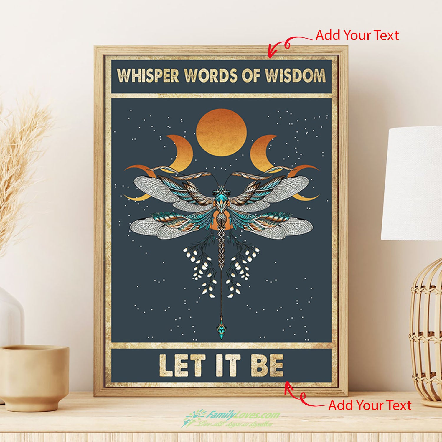 Whisper Words Of Wisdom Framed Canvas Wall Art Poster Art Prints All Size 1
