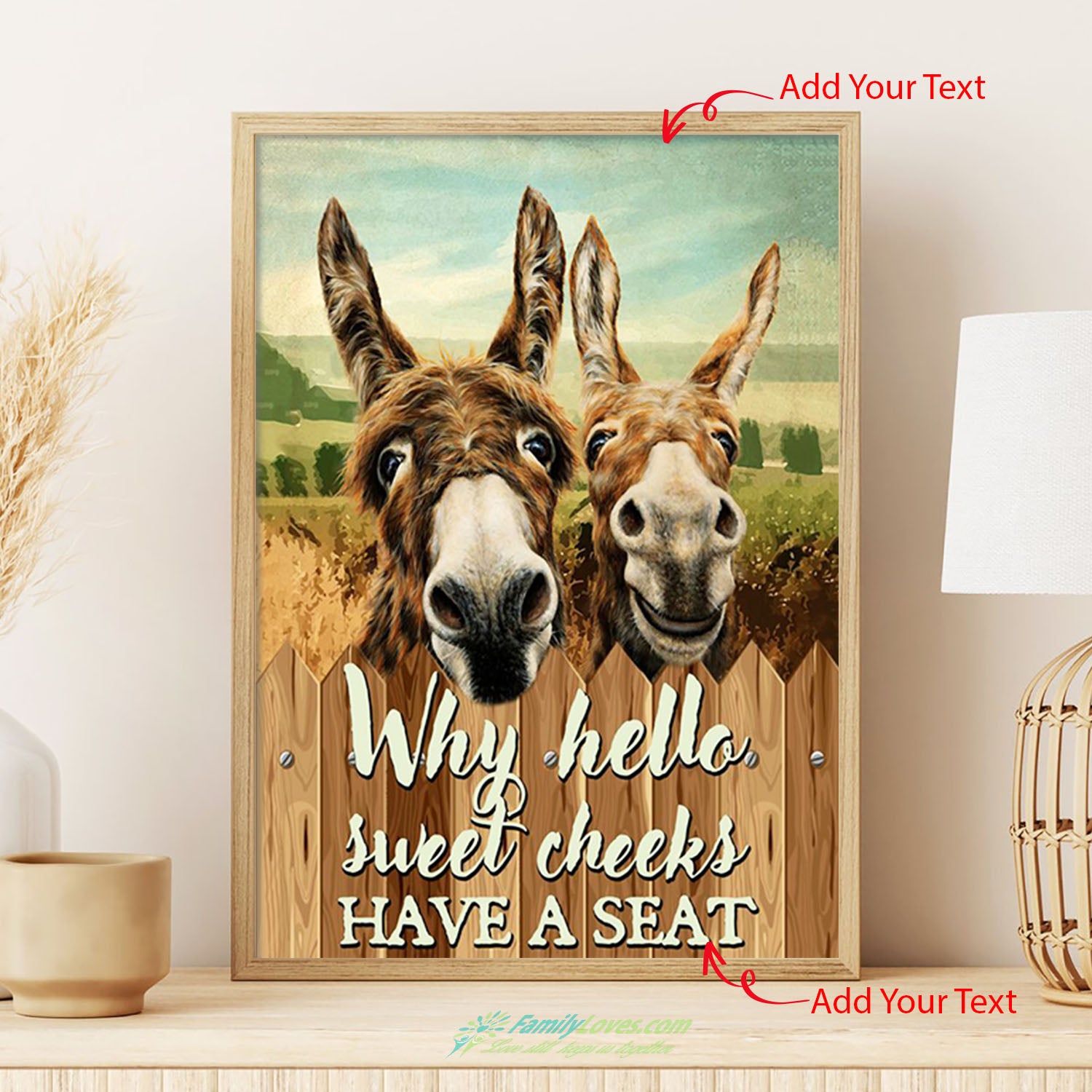 Why Hello Sweet Cheeks Have A Seat Canvas 36 X 48 Poster Display All Size 1