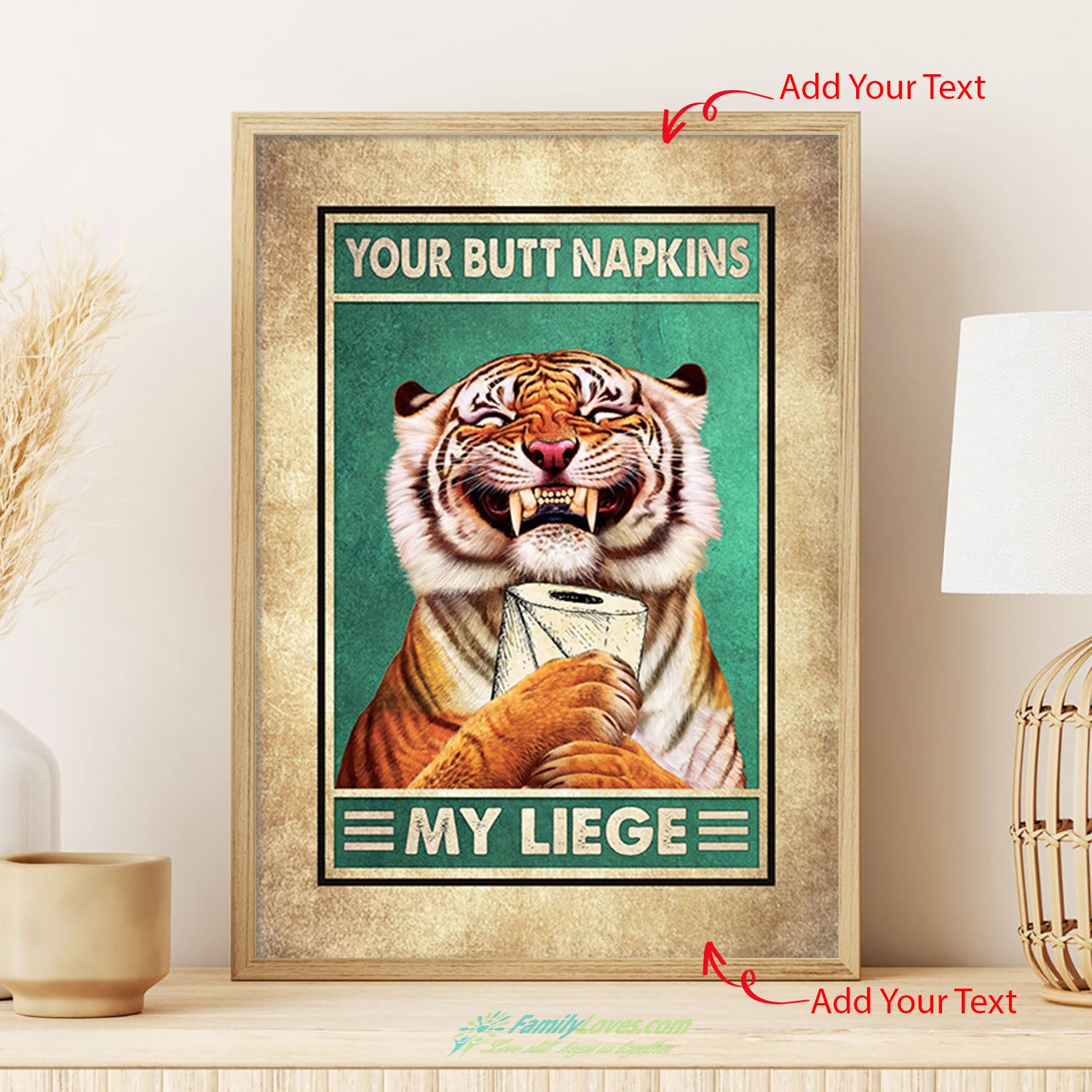 Your Butt Napins My Liege Canvas Art Poster Wall All Size 1