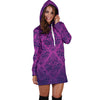 Purple Paisley Hoodie Dress  - Nichefamily.com