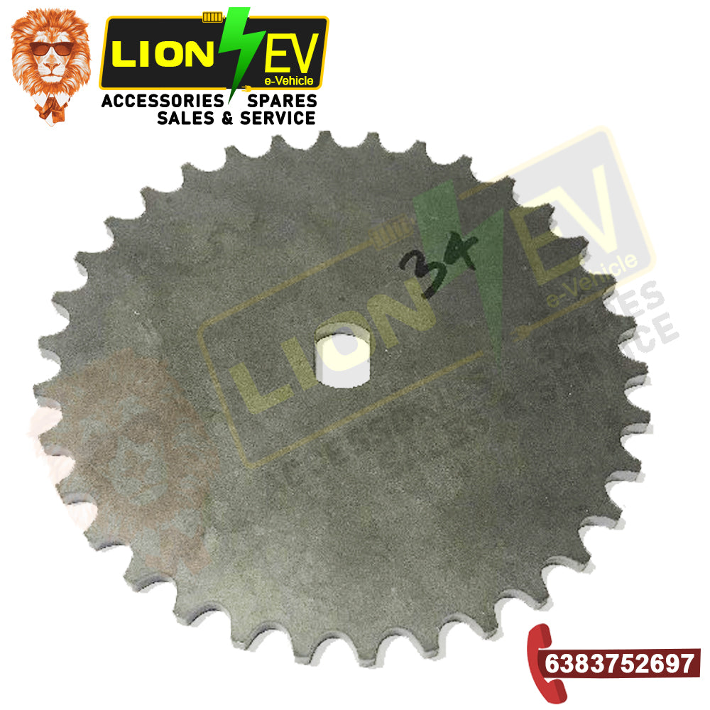 BUY LION EV 34TEETH MOTORS CHAIN SPROCKET WHEEL | BET PRICE | Lion ...