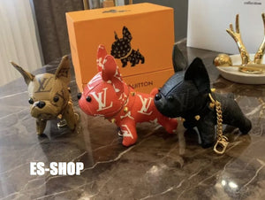 Louis Vuitton Dog Keychain