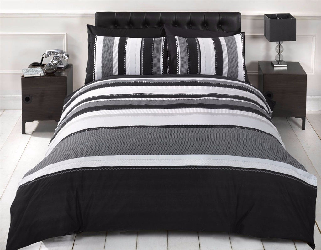 black grey bedding sets