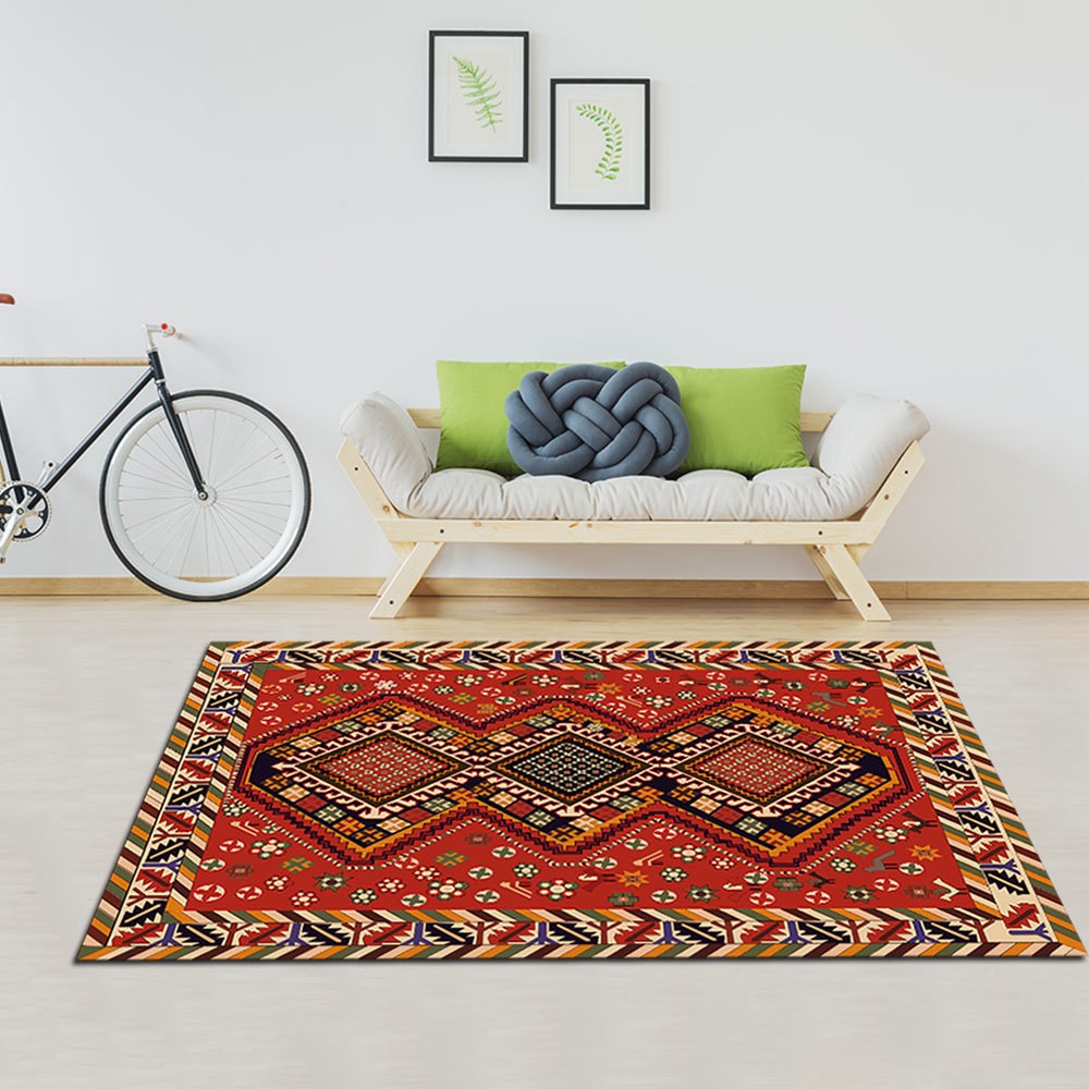 Kavya - The colorful rural design area rug