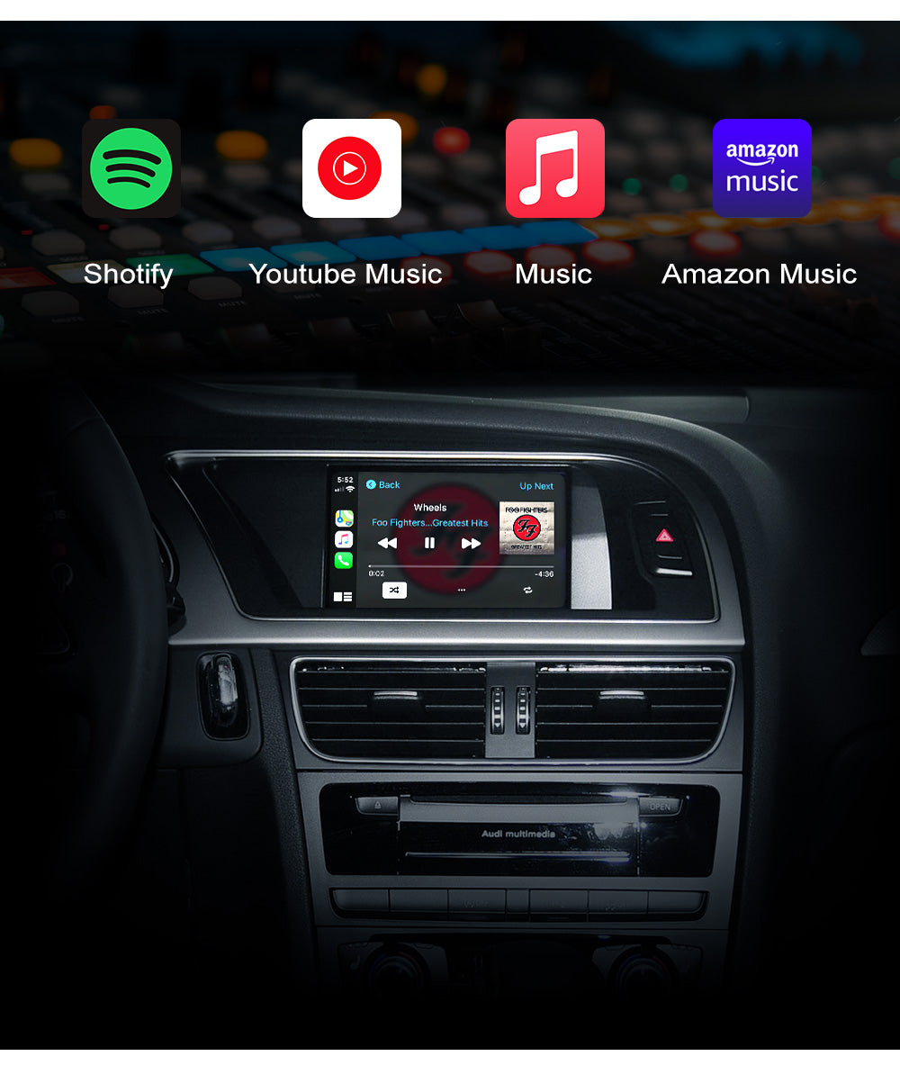 Audi A1 / Q3 MMI 2G (6,5”) Interface Carplay inalambrico / Android Auto