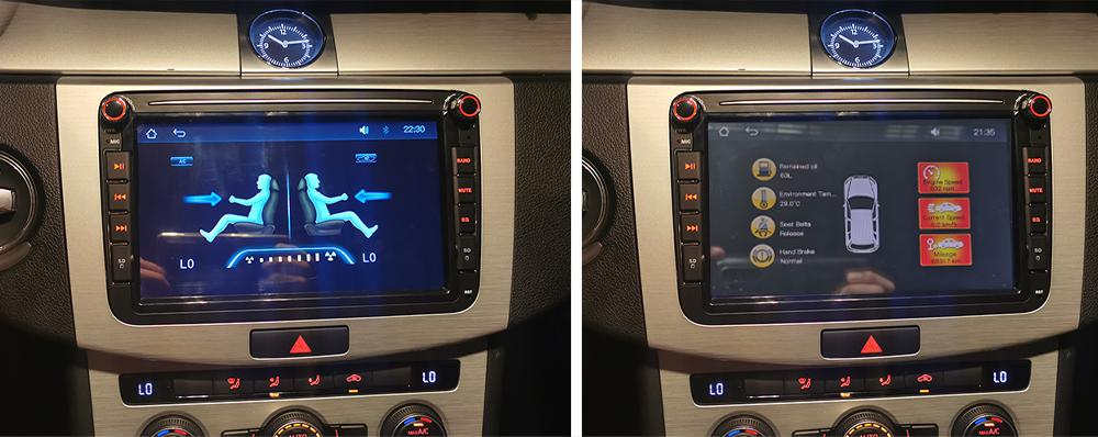 Top EU Stock 8" 2 Din Car Stereo Radio With VW CarPlay & Android auto For Volkswagen POLO PASSAT TOURAN Golf 5 6 Skoda Seat Leon B6 3