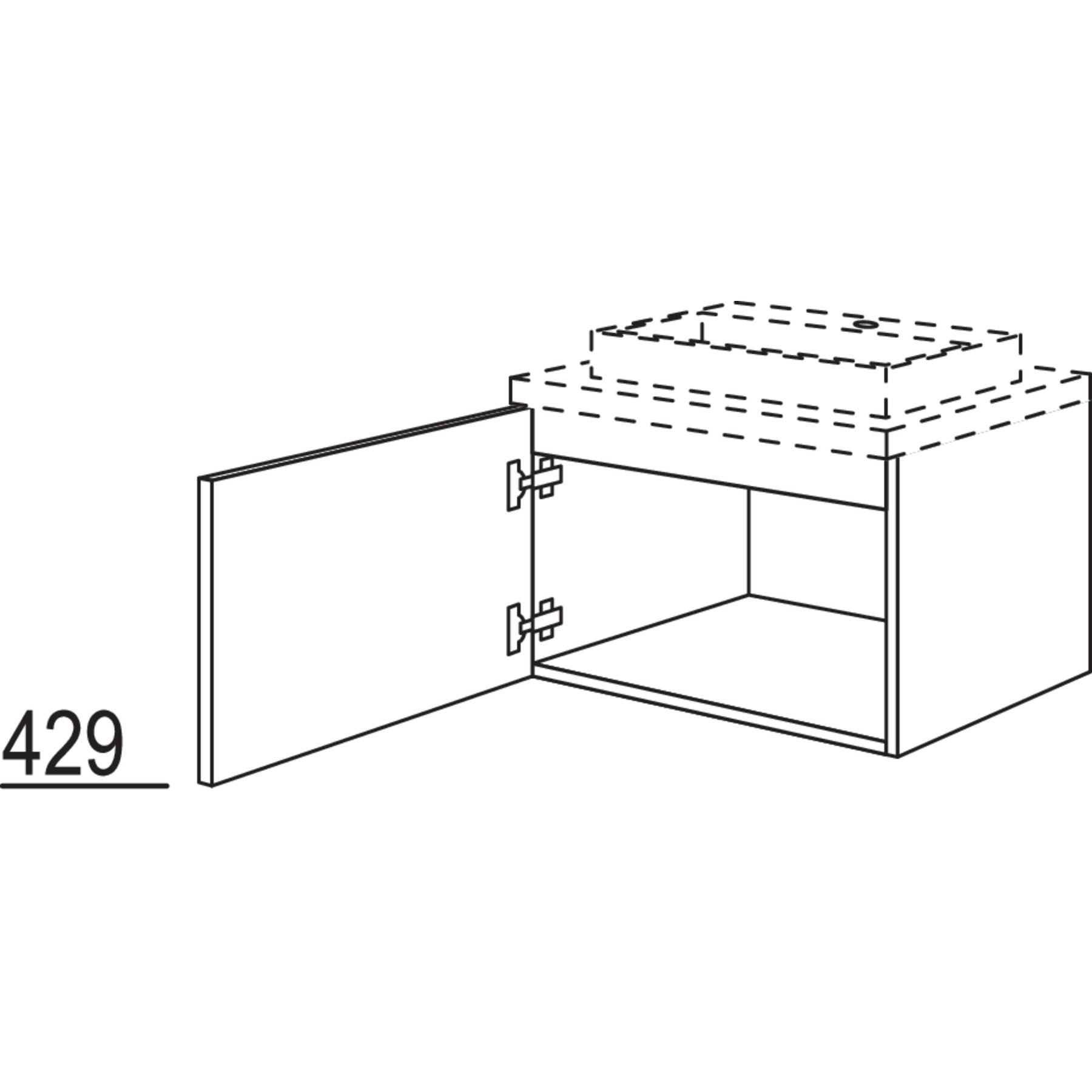 nobilia Badezimmer-Waschtischschrank BWB60-43 60 cm 