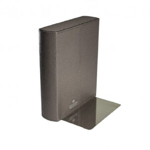 Taupe Leather Bookend