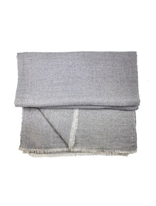 Grey Sutton Cashmere Throw