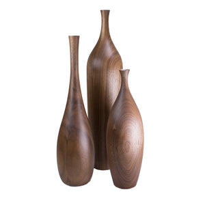 Walnut Decorative Vase