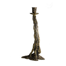 Load image into Gallery viewer, Large Polsihed Bronze Candle Holder