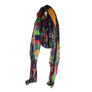 Flower Print Scarf