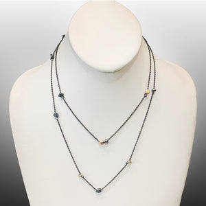 35" Faceted Bead Necklace