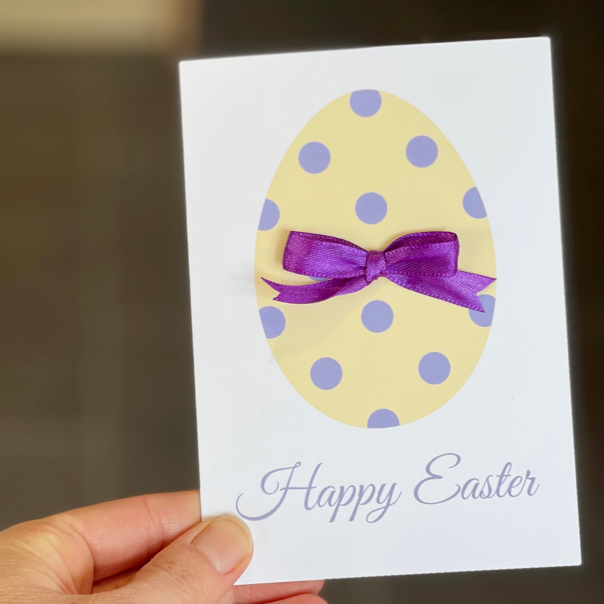 Happy Easter Card | Easter Egg A6 Handmade Card – Lavender House Gift  Company