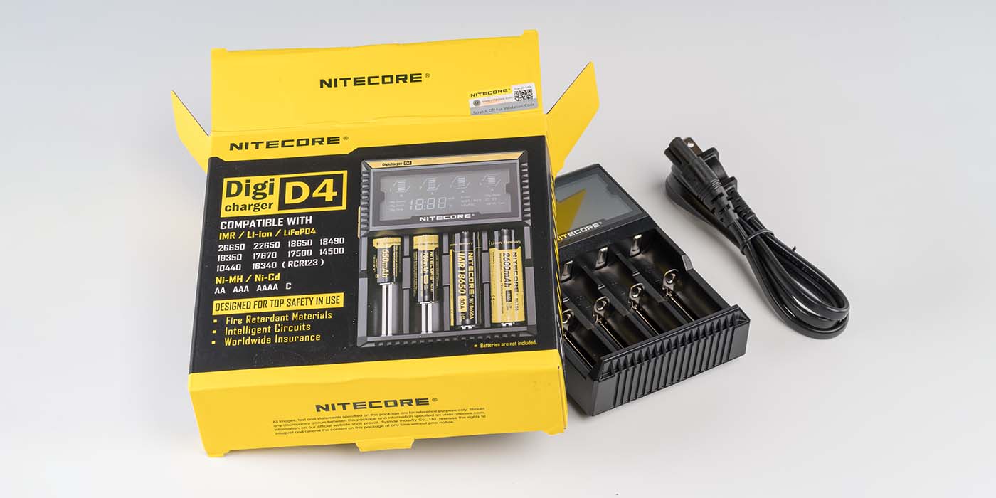 Nitecore D2/D4 Digital Battery Charger - Planet Of The Vapes