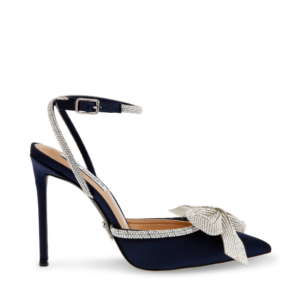 Vamonos Sandal NAVY SATIN – Steve Madden UK