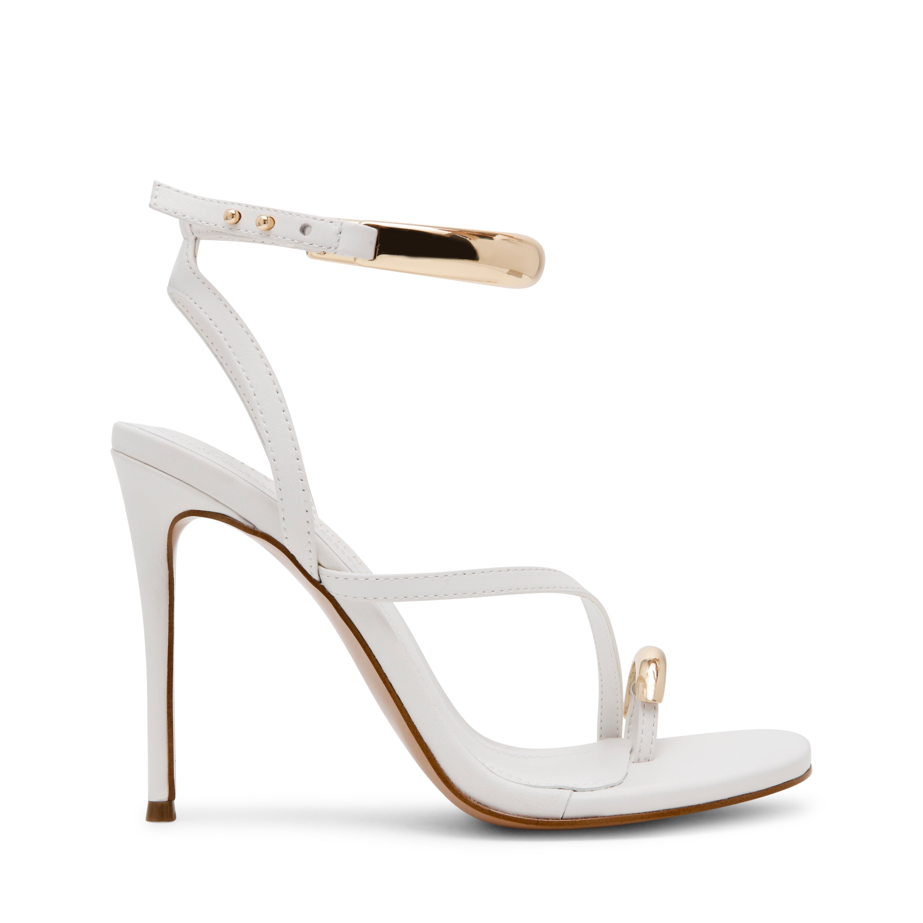 Image of Tia Sandal<BR>WHITE