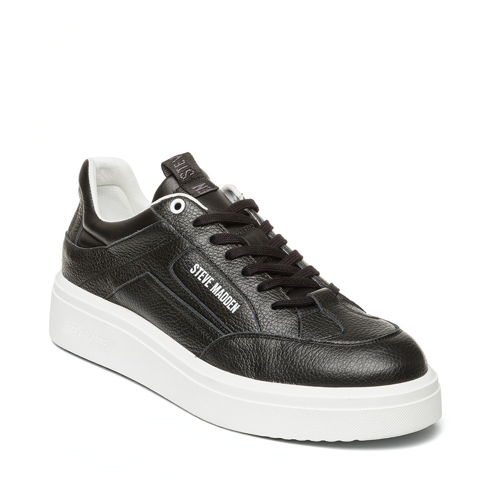 Orlando Sneaker BLACK LEATHER – Steve Madden UK