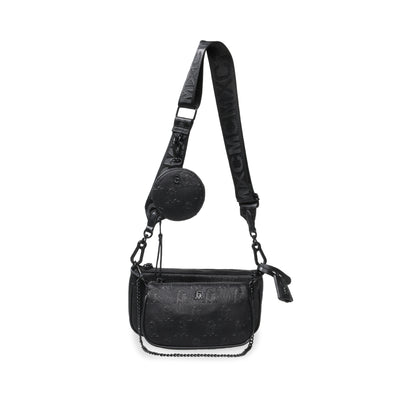 Off-White Double Pouch Shoulder Bag - Black