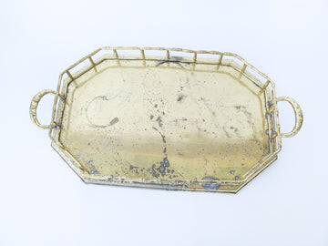 Hollywood Regency Bamboo Brass Tray – Portland Revibe