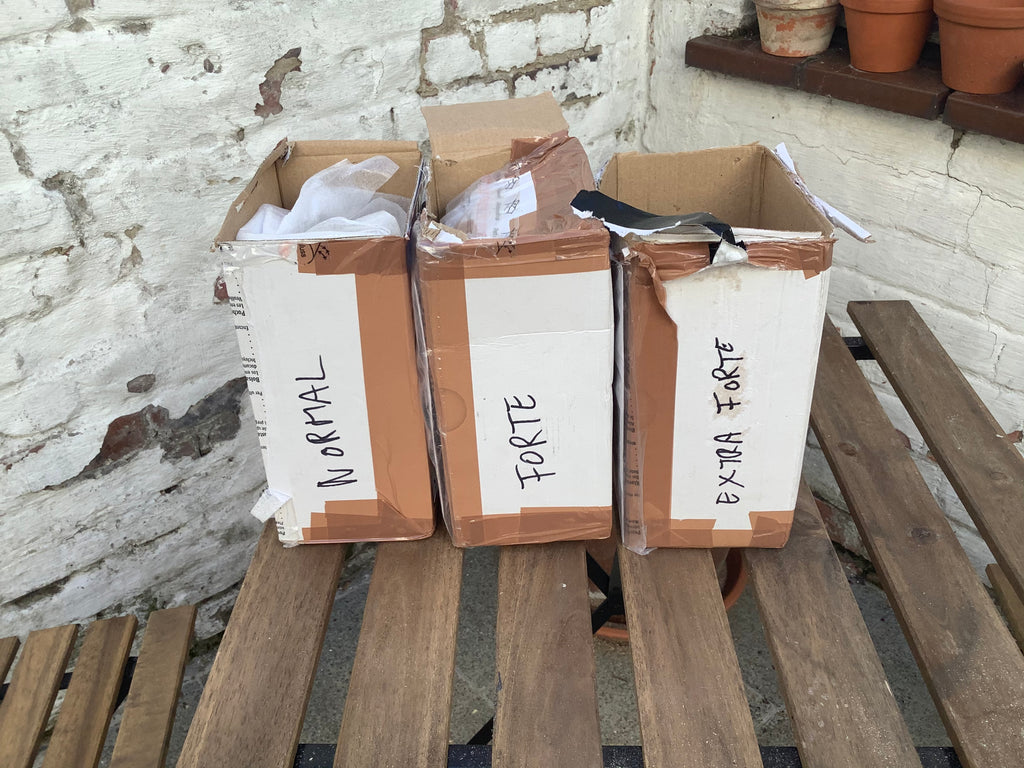 Chalk Rebels Samples in cardboard box