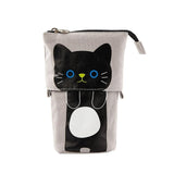Cute kitten fabric pencil case and holder - Shawlin