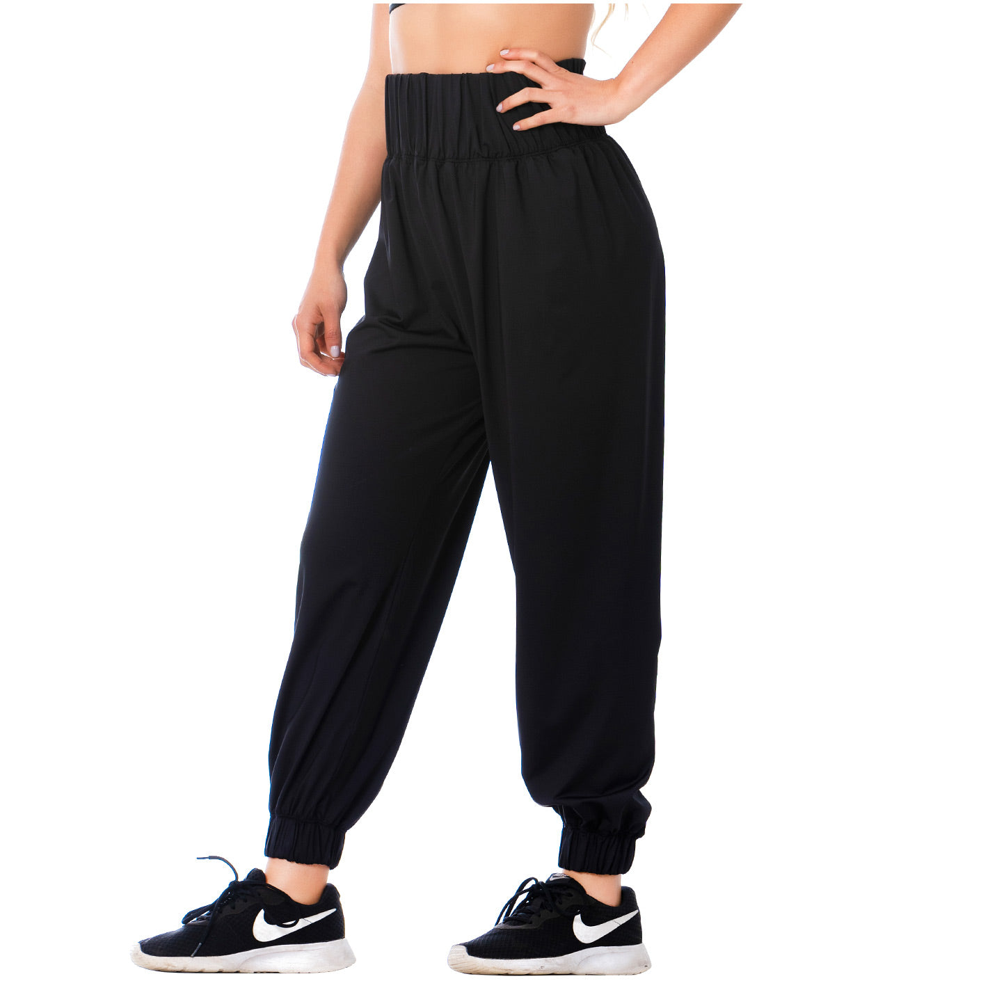 High-Waisted Sports Joggers for Women - Flexmee US