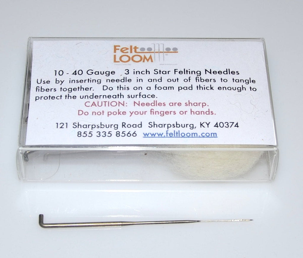 36 Gauge Triangular Felting Needle – Mohair & More