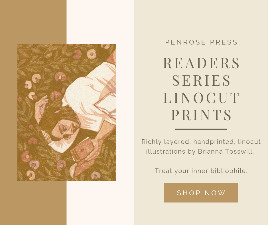 Reader Series Linocut Prints: Shop Now