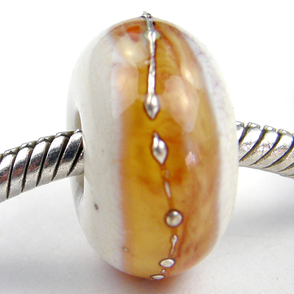 https://covergirlbeads.com/collections/new-handmade-lampwork-beads-and-artisan-handmade-jewelry/products/handmade-large-hole-lampwork-beads-ivory-light-amber-band-silver-shiny