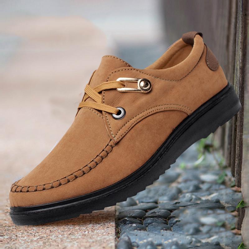 Men Shoes - Old Style Breathable Cloth Lace Up Men Soft Sole Shoes