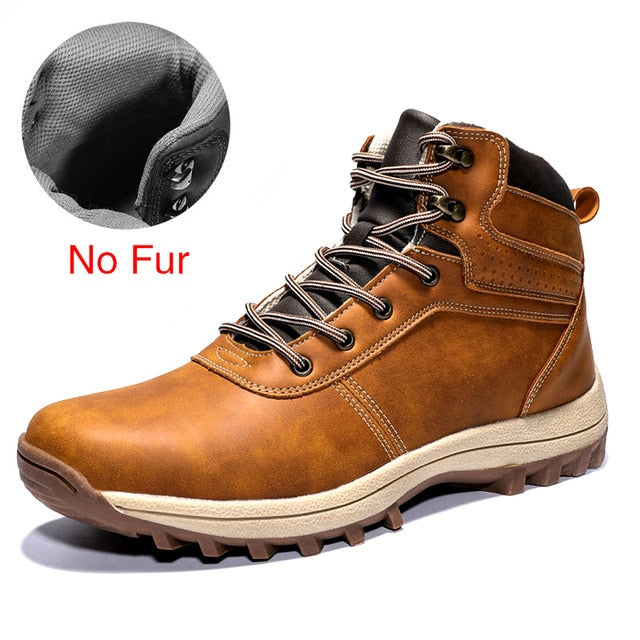 waterproof mens boots leather
