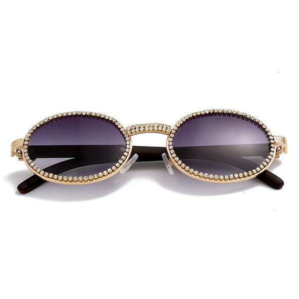 U.S. Direct Shipping Round Diamond Sunglasses For Men 【 Buy 2 get Extr ...