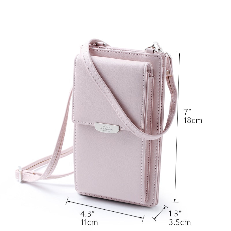 Multifunctional Crossbody Phone Bag Card Holder Wallet Viconchic