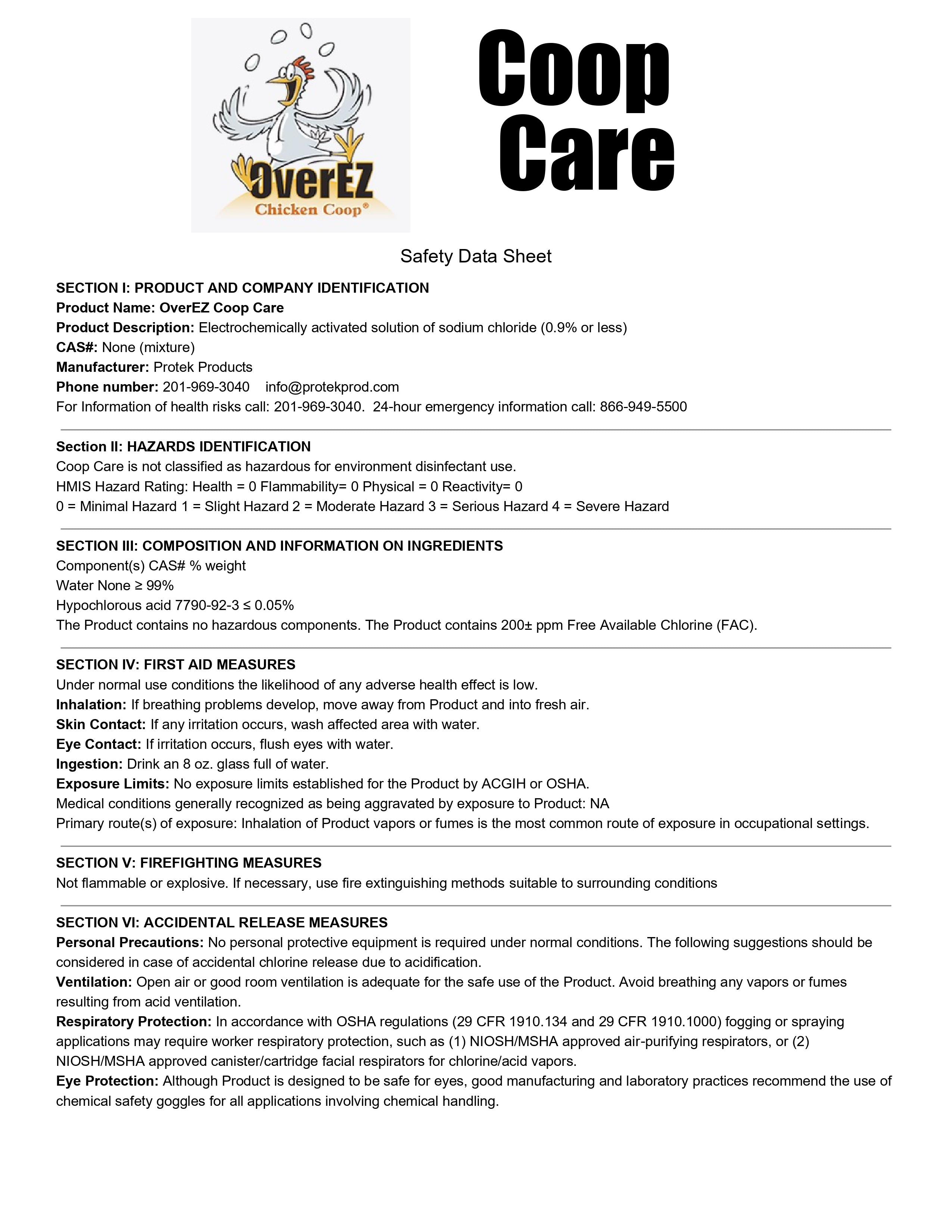 Safety Data Sheet