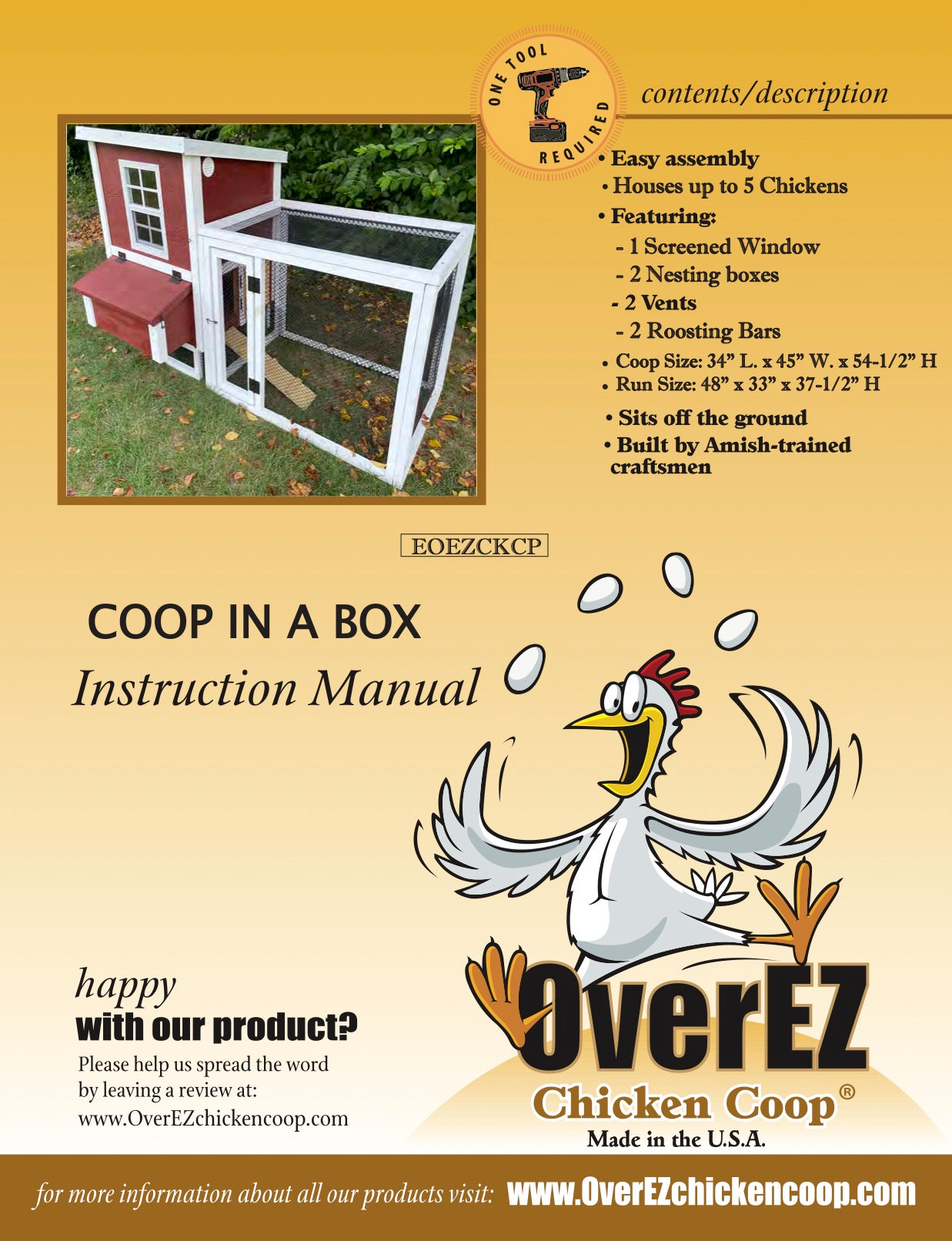 Coop in a Box instructions
