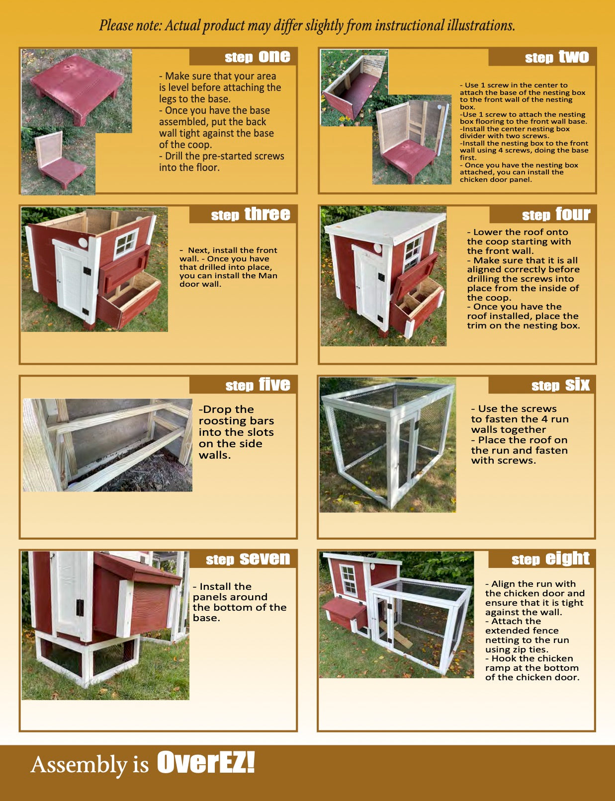 Coop in a Box Page 2 Instructions