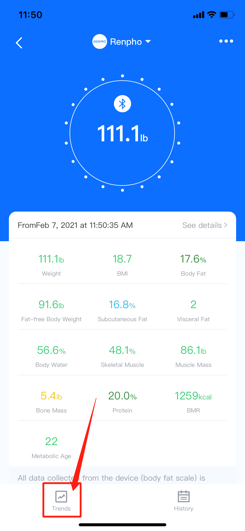 I use the Renpho smart scale and I need help understanding if I'm simply  losing muscle mass rather than actual fat. Attached screenshots of the  various graphs on the app. : r/Noom