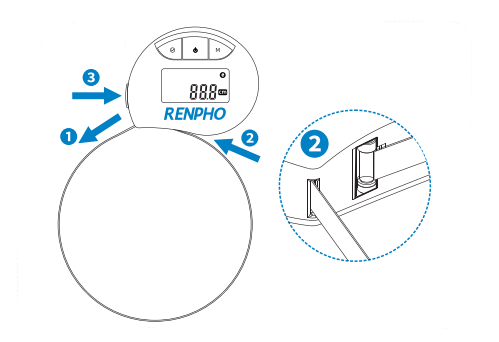 How To: Install the Battery of RENPHO Smart Tape 