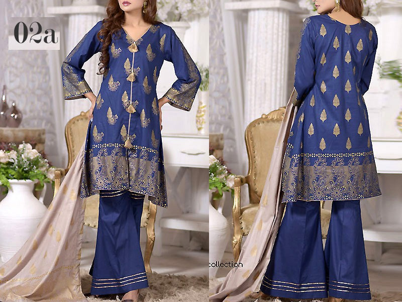 BANARSI SUIT WITH BANARASI DUPATTA 8122 - Women's clothing Shop