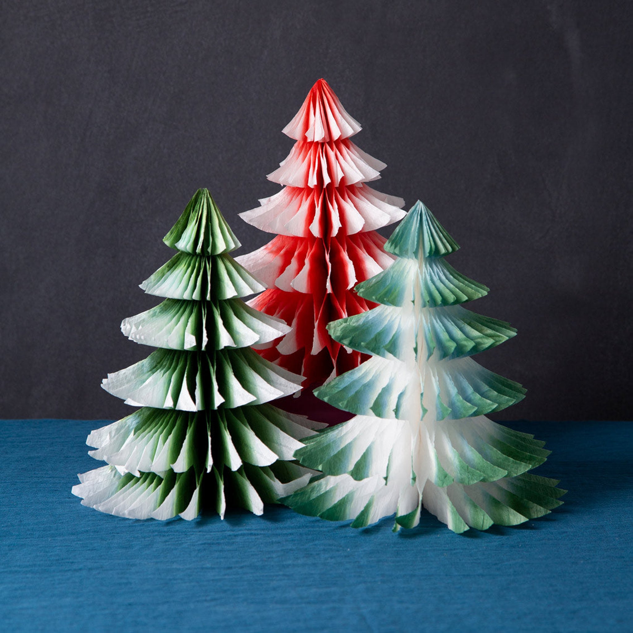 paper honeycomb christmas tree