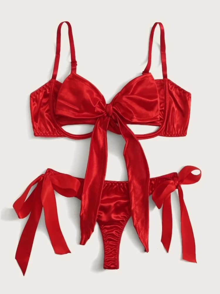 Bow Lingerie Set in the world Check it out now!