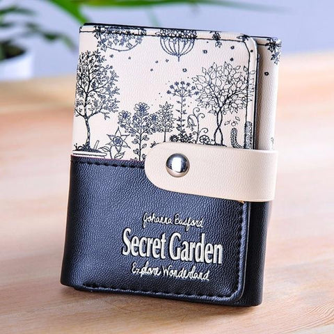 Secret Garden Card Holder Wallet