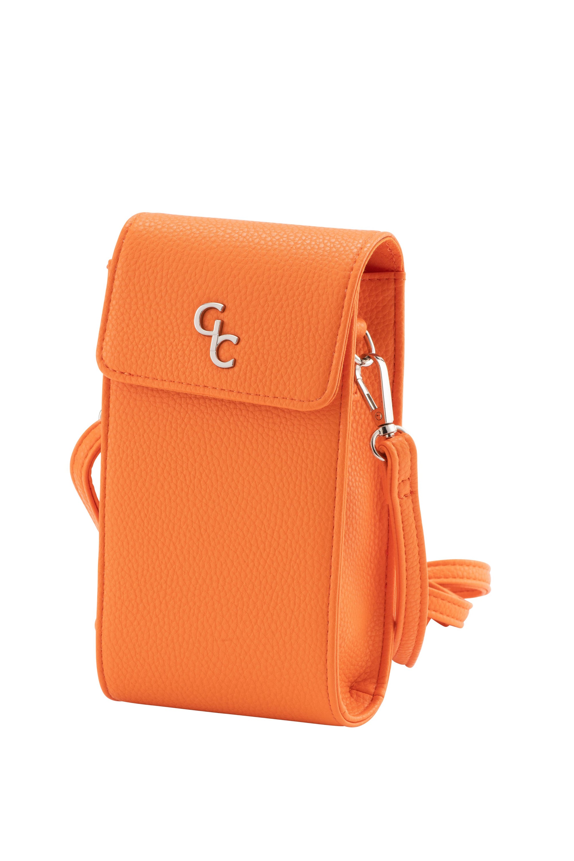 GIANI BERNINI Crossbody Wallet Softy Pebble Leather Tech Phone